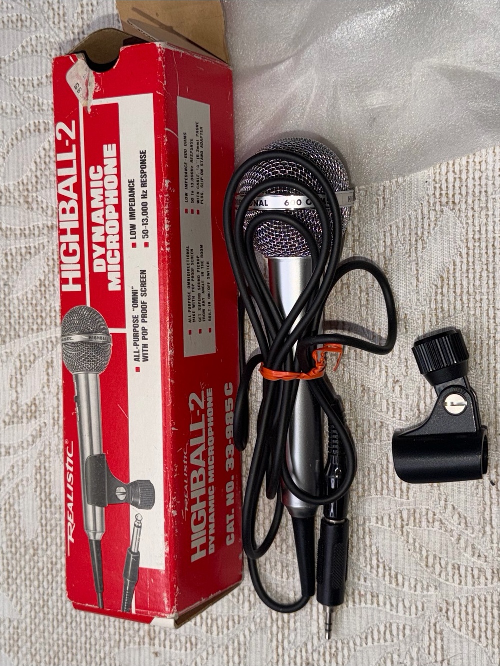 Highball2 Dynamic Microphone - Silver vintage